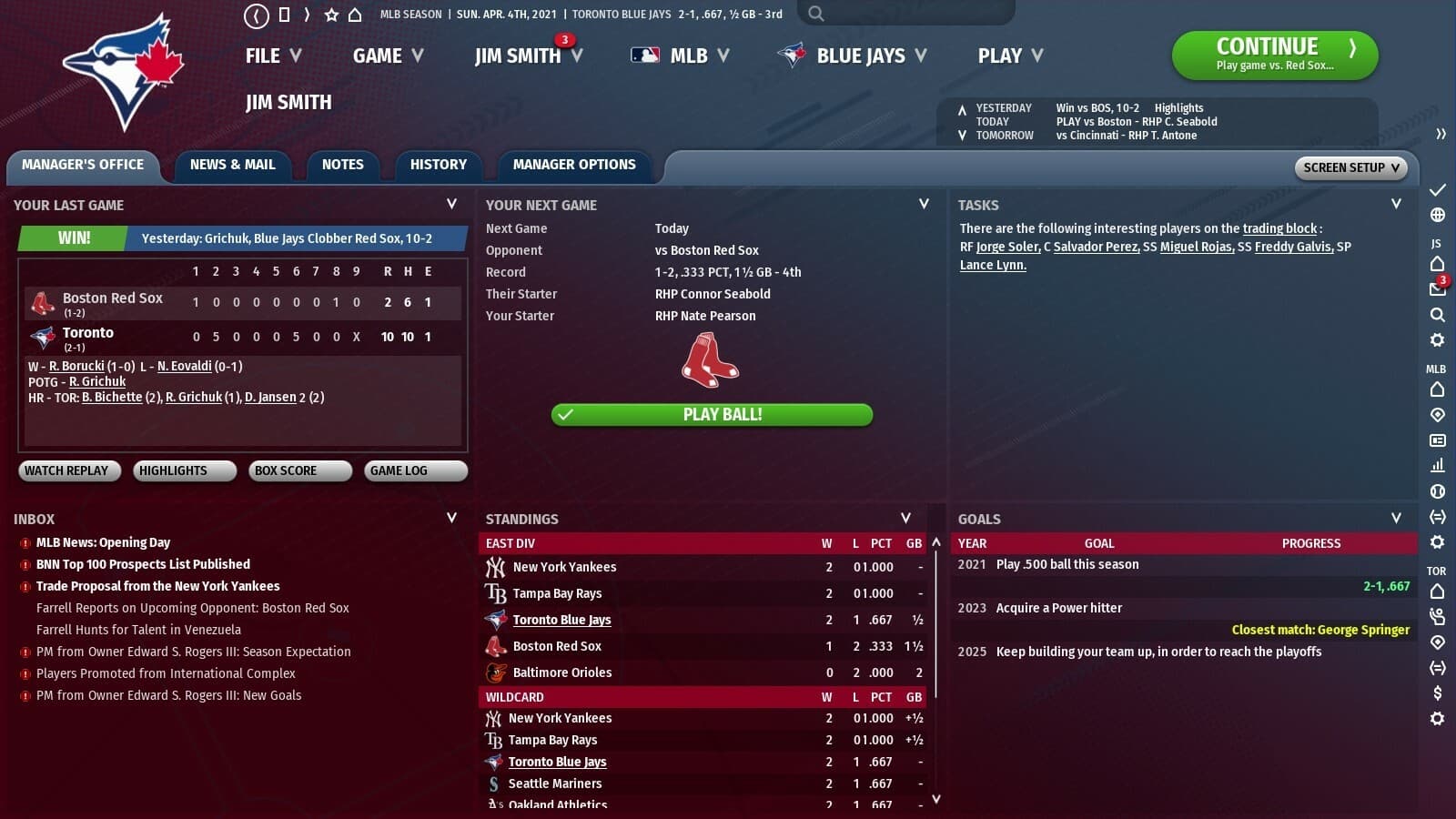 Out of the Park Baseball 22 screenshot 3