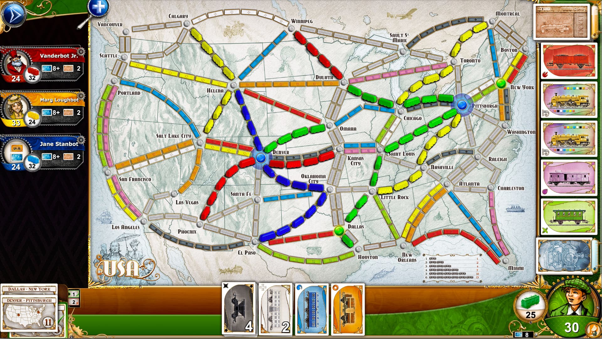 Ticket to Ride screenshot 1