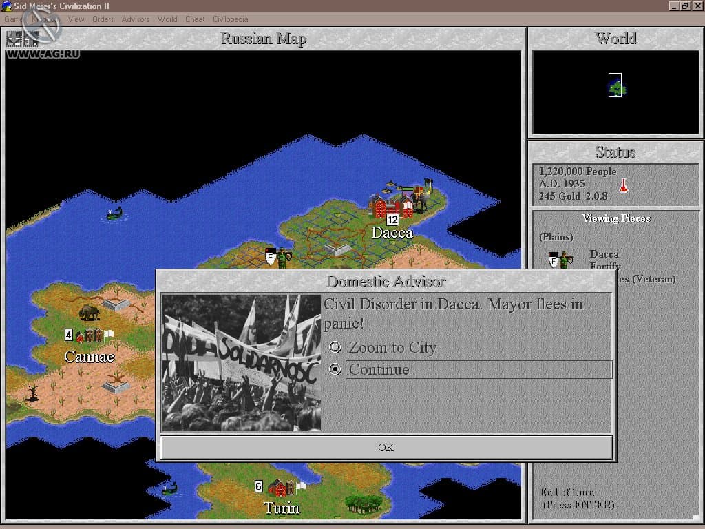 Sid Meier's Civilization 2 screenshot 5