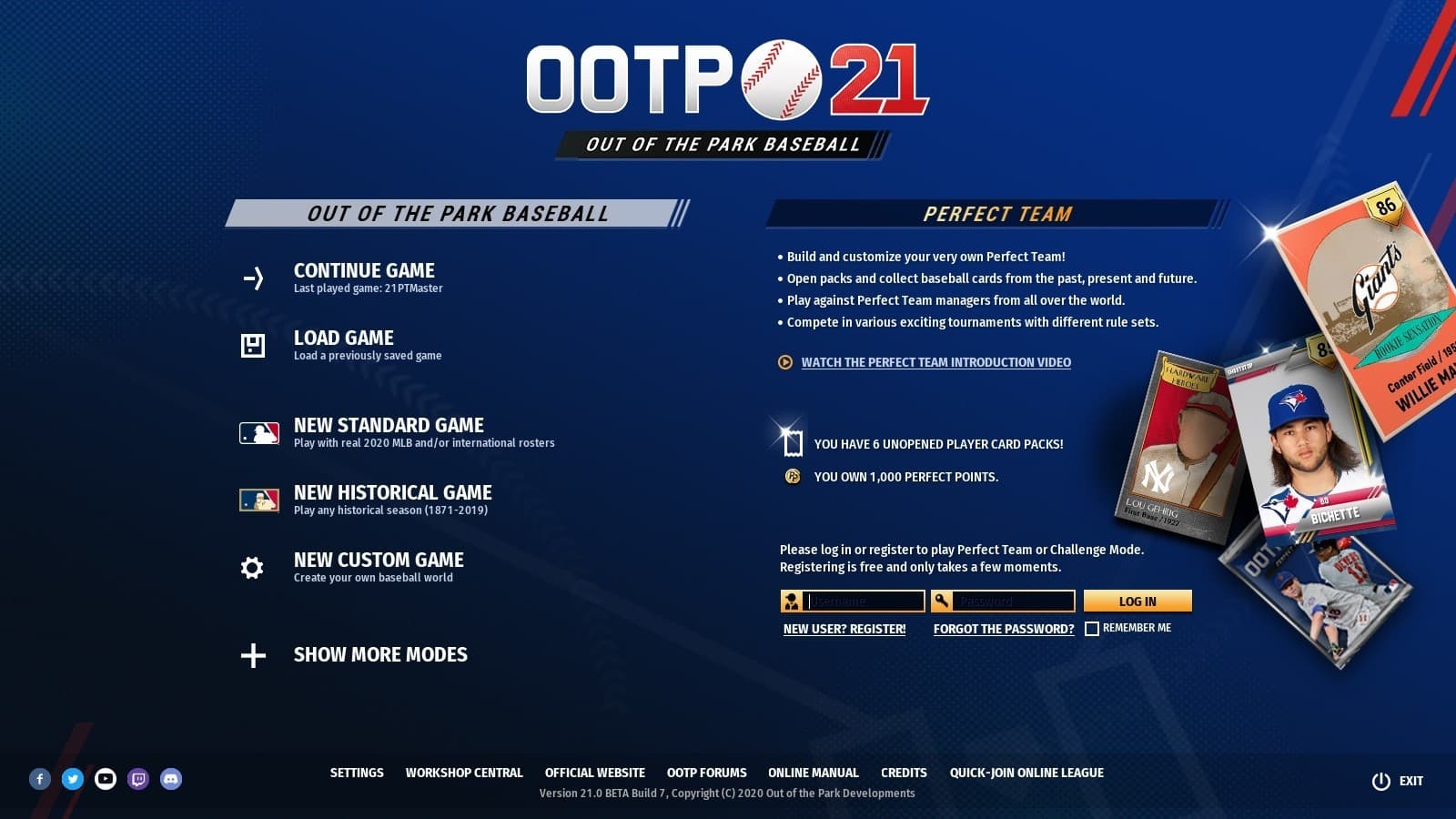 Out of the Park Baseball 21 screenshot 1