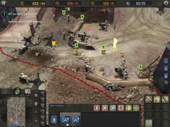 Company of Heroes (mobile) screenshot 1