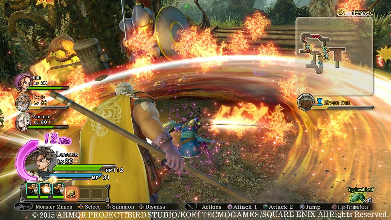 DRAGON QUEST HEROES: The World Tree's Woe and the Blight Below screenshot 2