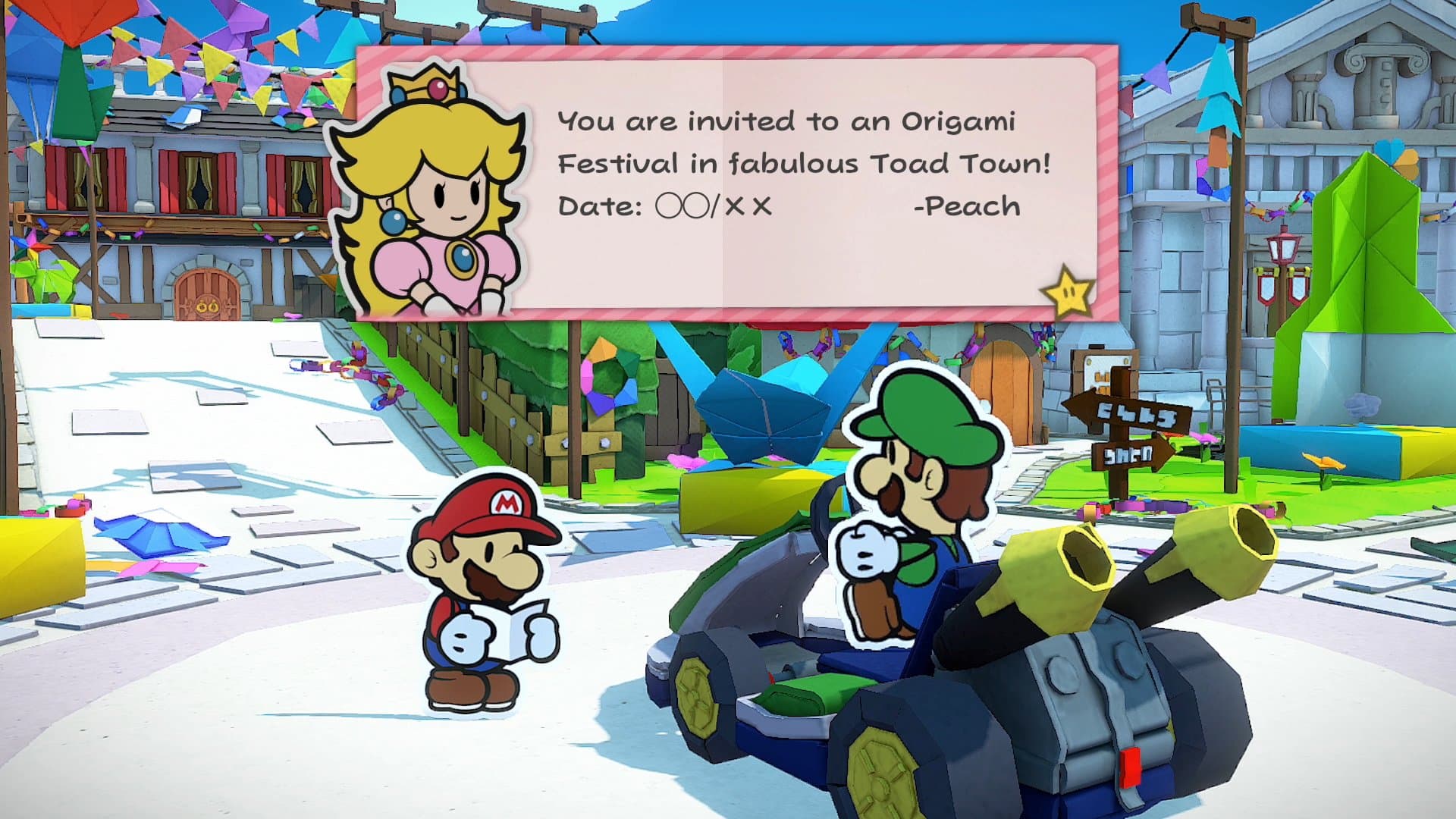 Paper Mario: The Origami King screenshot 1