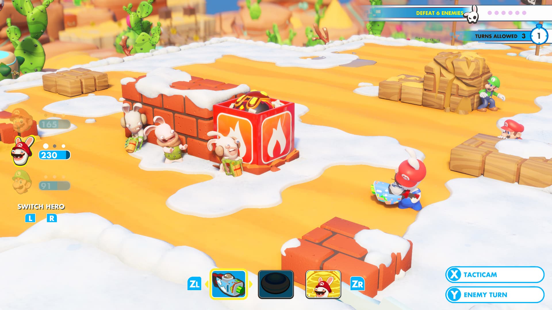 Mario + Rabbids Kingdom Battle Gold Edition screenshot 6