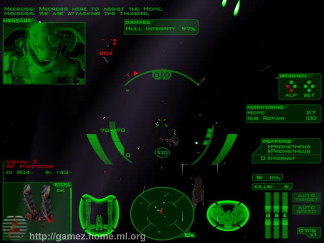 Descent: FreeSpace – The Great War (1998) screenshot 4